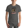 Tactical Projectile Belgian Malinois unisex t-shirt in asphalt, front view
